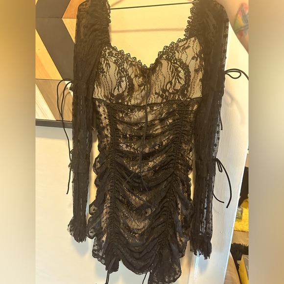 Bodycon 2000’s Style Ruched Dress - Picture 1 of 3